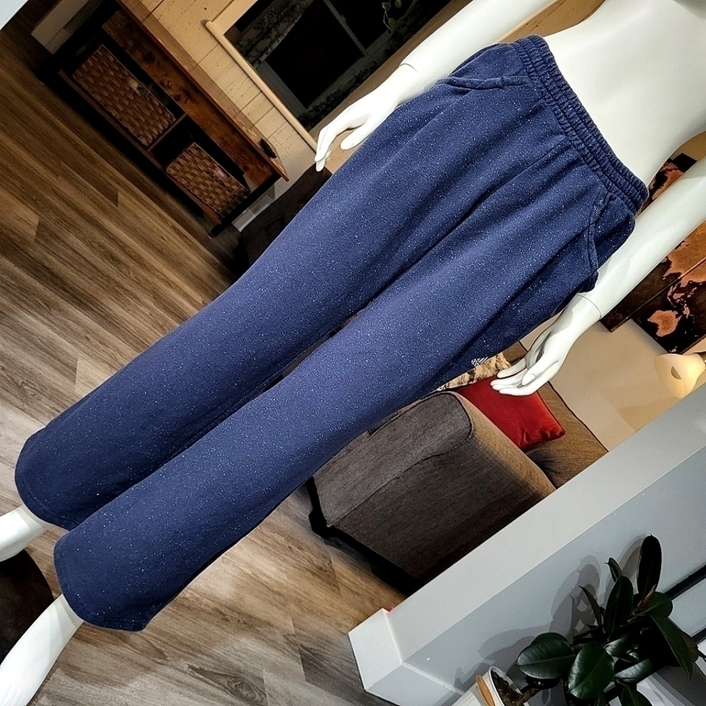 ADIDAS UV care - Vintage Navy Shiny Sweat and Track pants